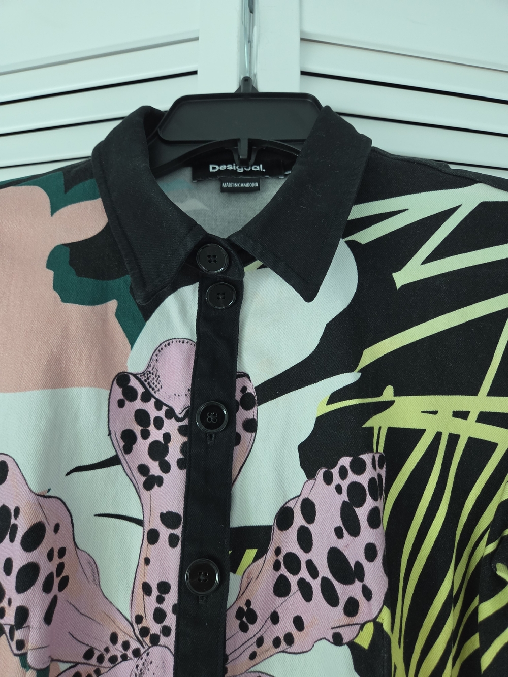 Desigual M. Christian Lacroix Short Orchid Shirt Dress - Picture 8 of 11
